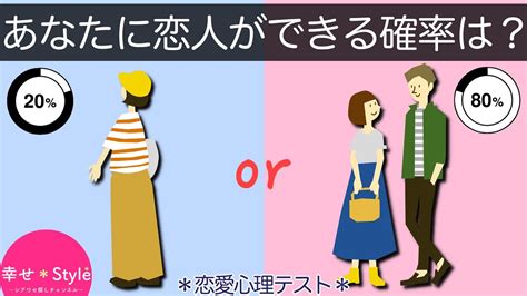 近い うち に 恋人 が できる 確率 心理 テスト